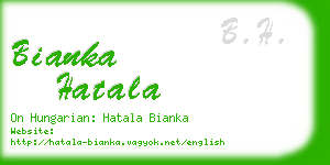 bianka hatala business card